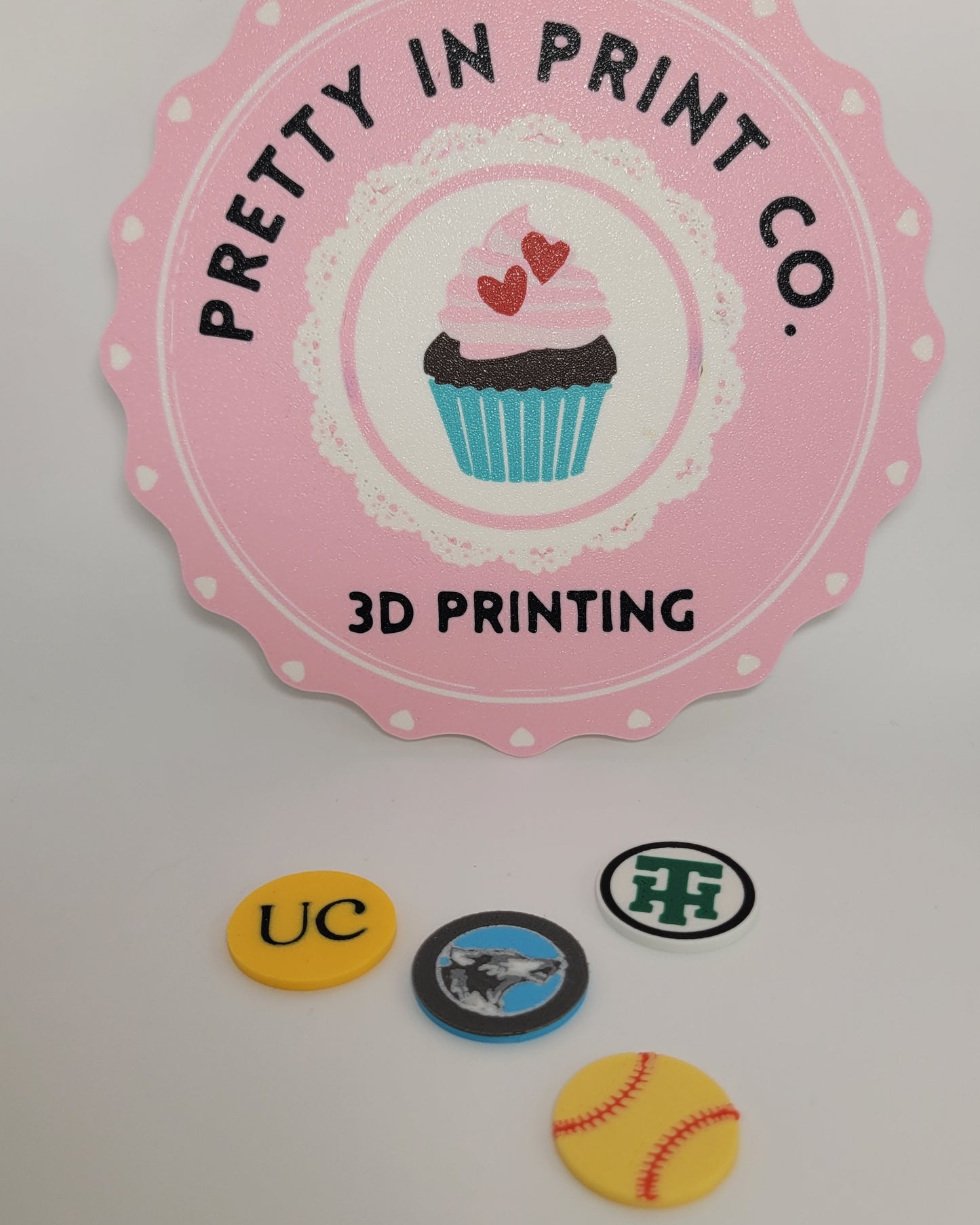 7. CUSTOM LOGO TOKENS - Penny, Nickel, or Dime Size