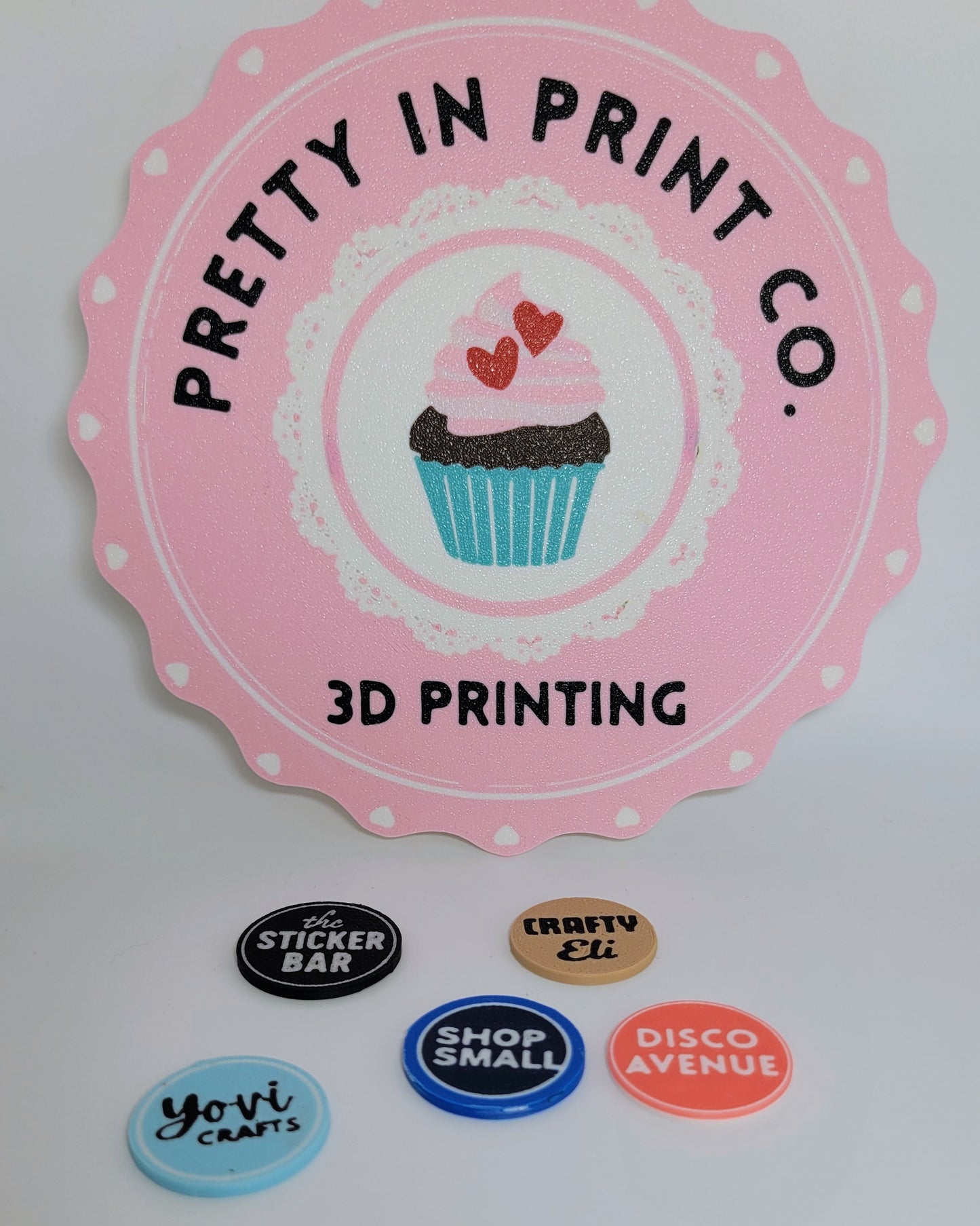 7. CUSTOM LOGO TOKENS - Penny, Nickel, or Dime Size