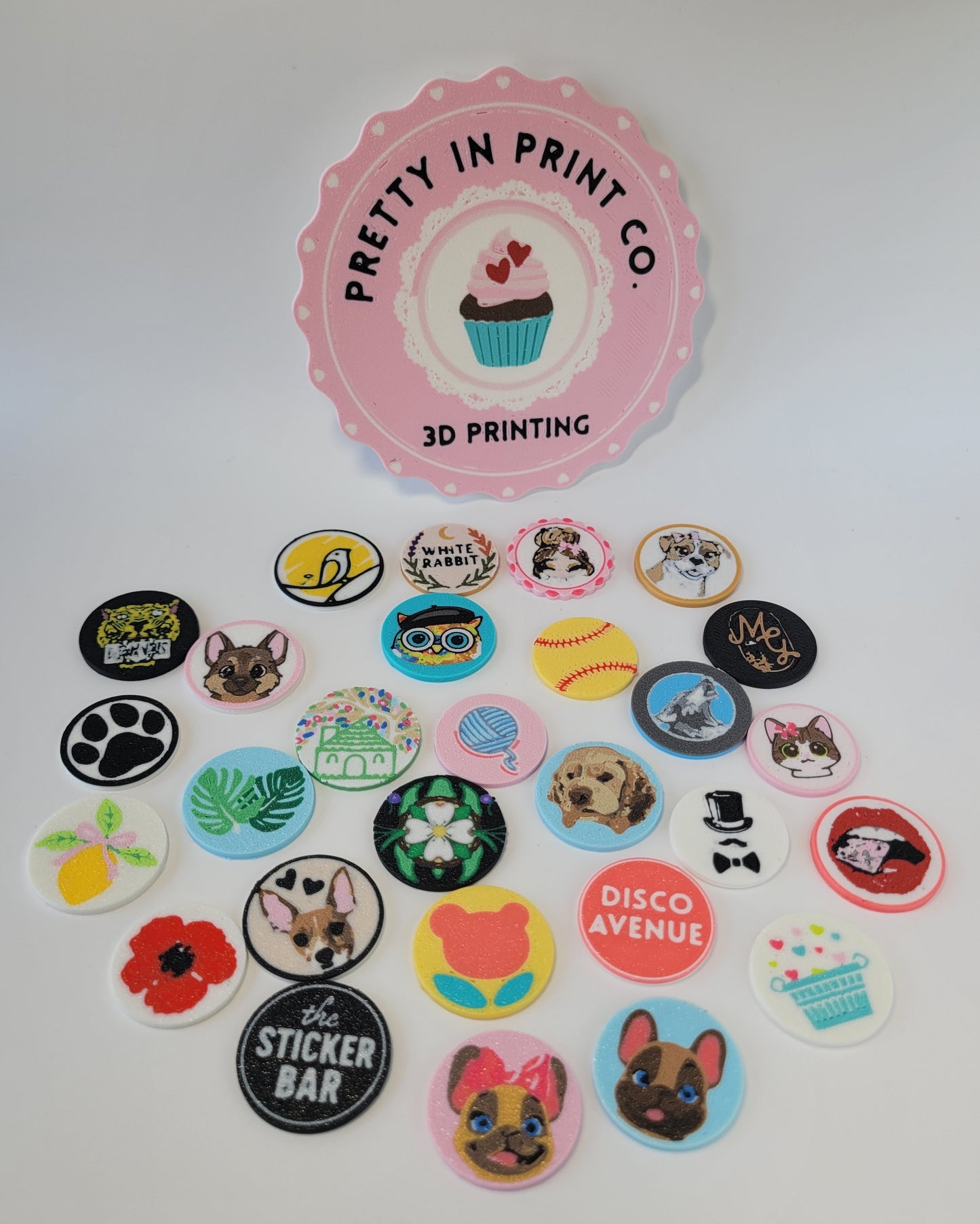 7. CUSTOM LOGO TOKENS - Penny, Nickel, or Dime Size