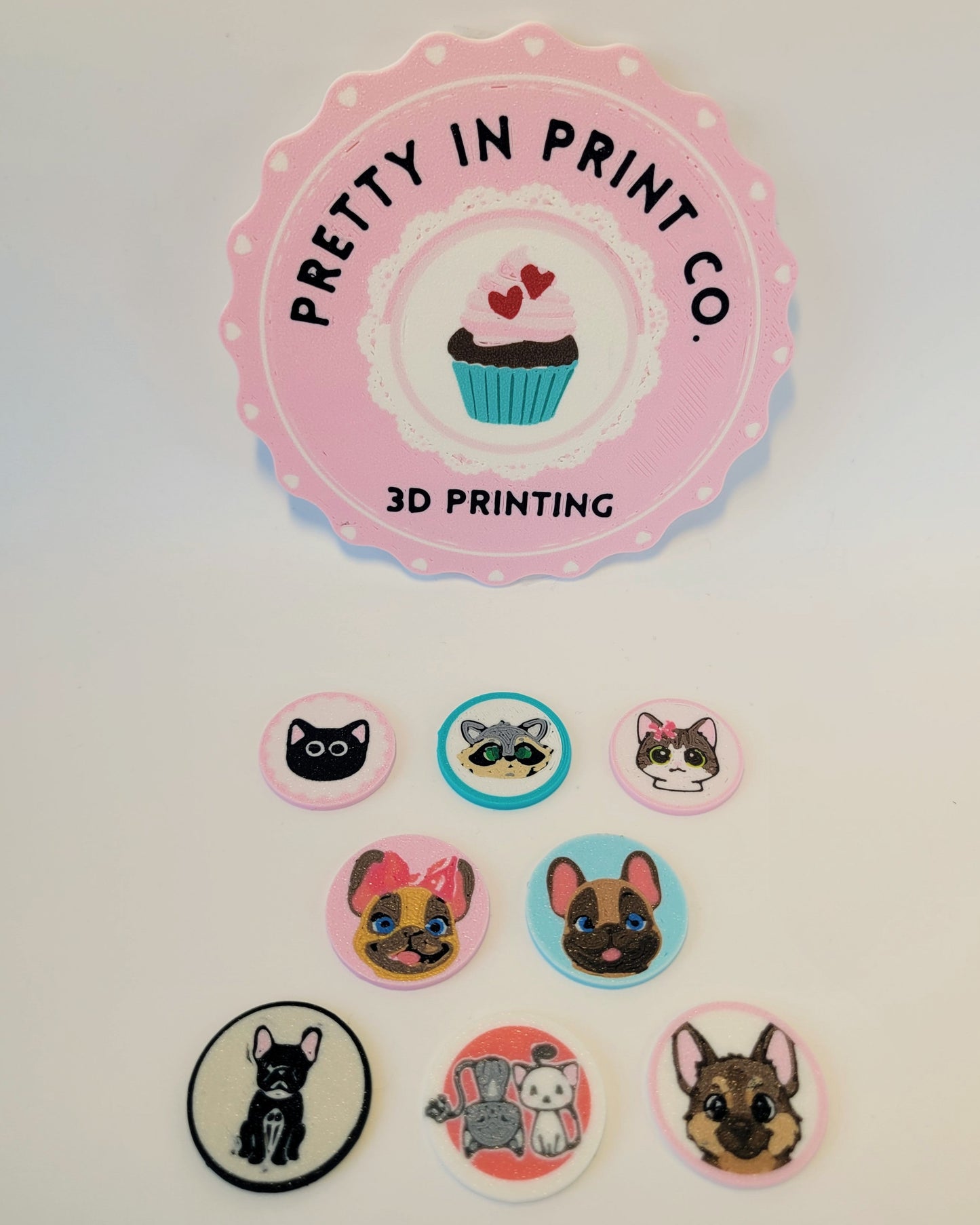 7. CUSTOM LOGO TOKENS - Penny, Nickel, or Dime Size